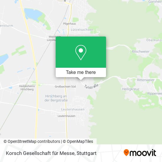 Korsch Gesellschaft für Messe map