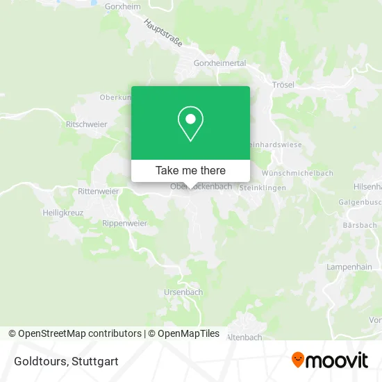Карта Goldtours