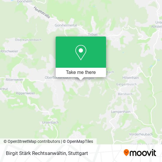 Birgit Stärk Rechtsanwältin map