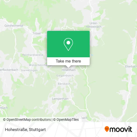 Карта Hohestraße