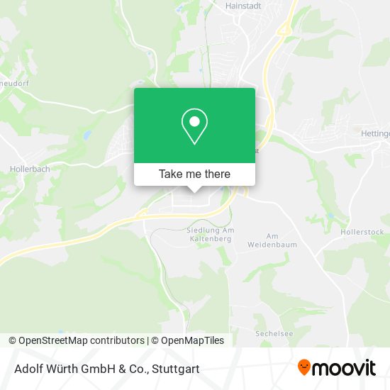 Adolf Würth GmbH & Co. map