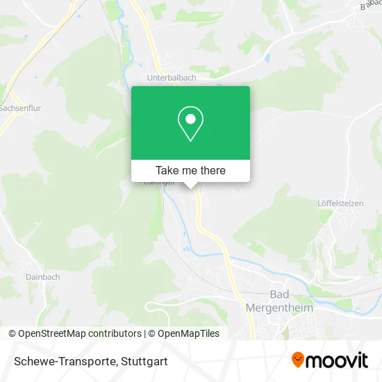 Schewe-Transporte map