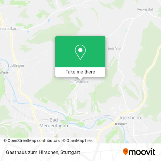 Карта Gasthaus zum Hirschen