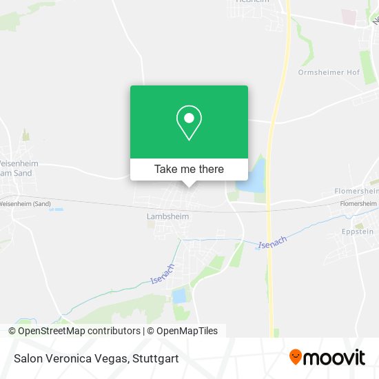 Salon Veronica Vegas map
