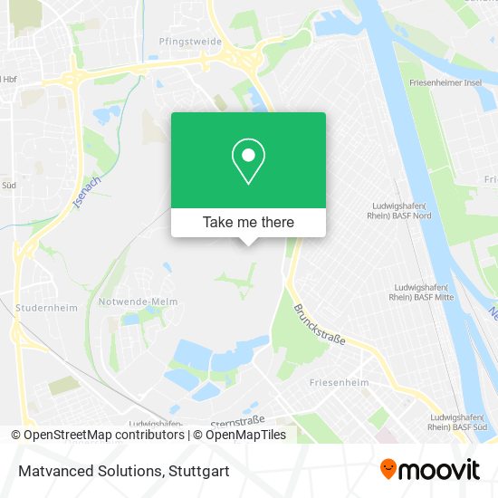 Matvanced Solutions map
