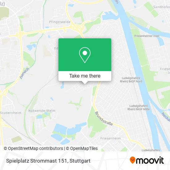 Карта Spielplatz Strommast 151