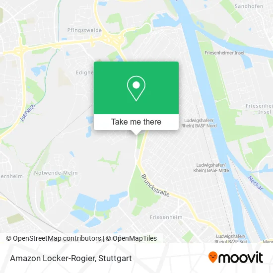 Карта Amazon Locker-Rogier