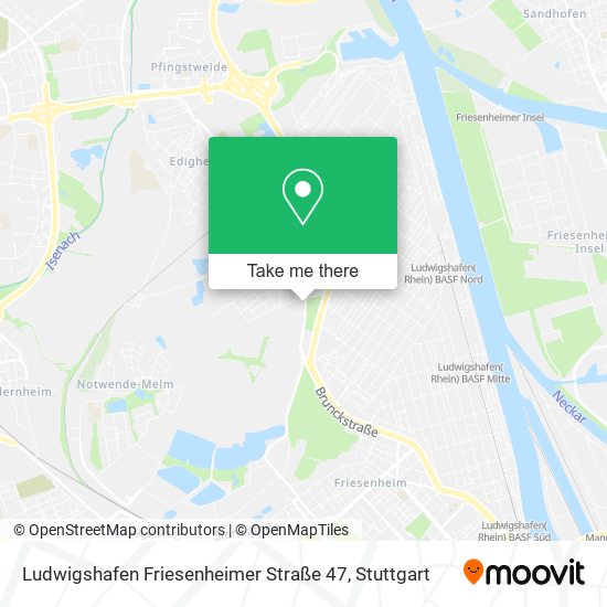 Ludwigshafen Friesenheimer Straße 47 map