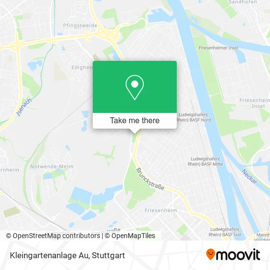 Карта Kleingartenanlage Au