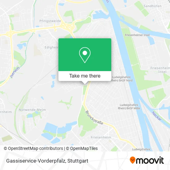 Карта Gassiservice-Vorderpfalz