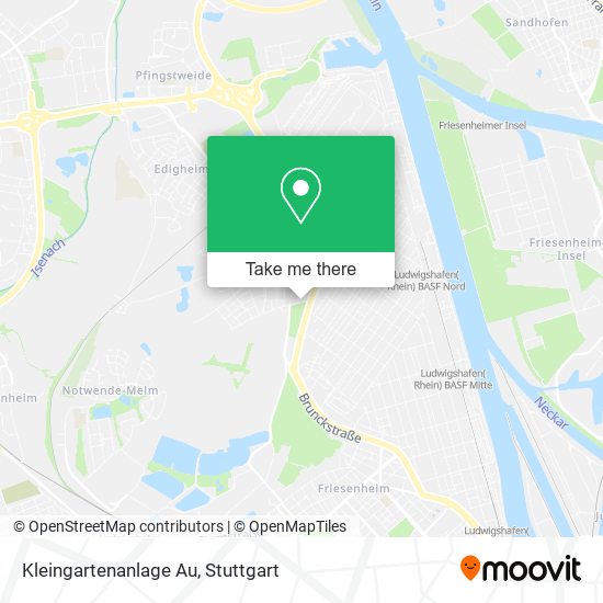 Карта Kleingartenanlage Au
