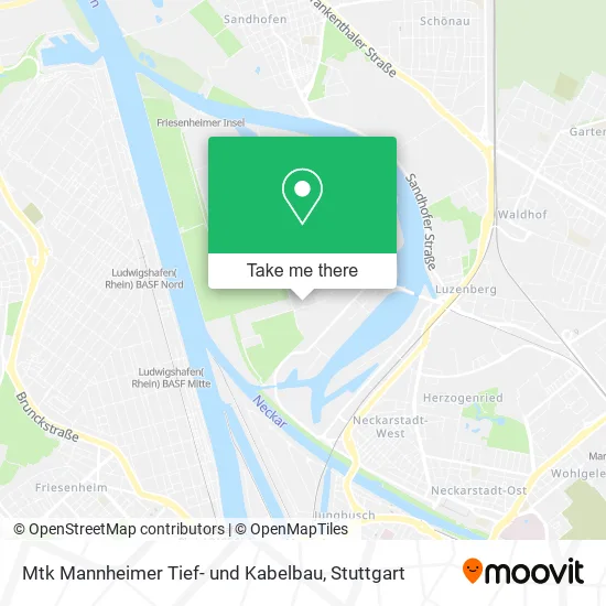 Карта Mtk Mannheimer Tief- und Kabelbau