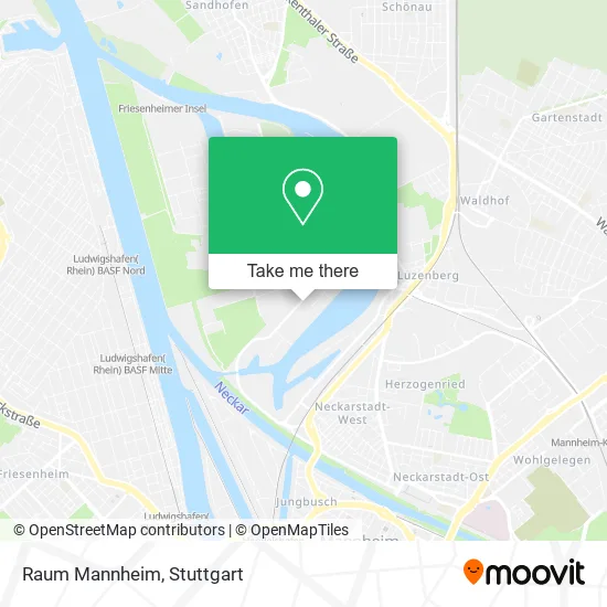Карта Raum Mannheim