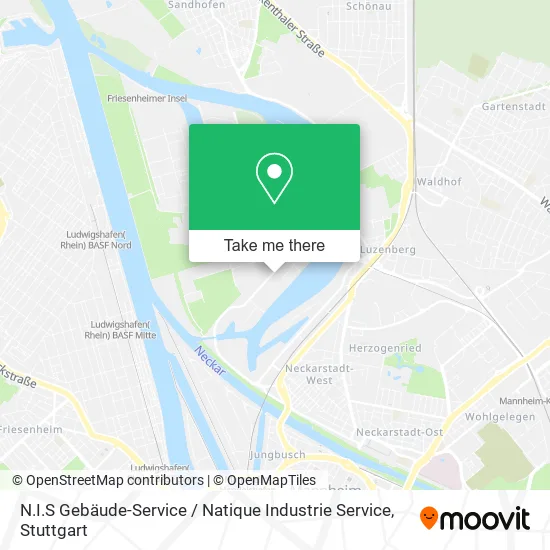 Карта N.I.S Gebäude-Service / Natique Industrie Service