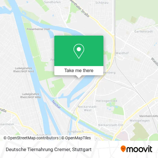 Карта Deutsche Tiernahrung Cremer