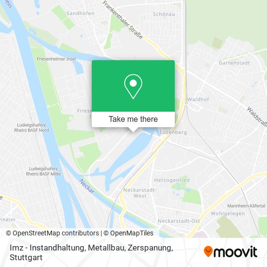 Карта Imz - Instandhaltung, Metallbau, Zerspanung