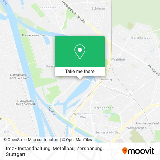Карта Imz - Instandhaltung, Metallbau, Zerspanung