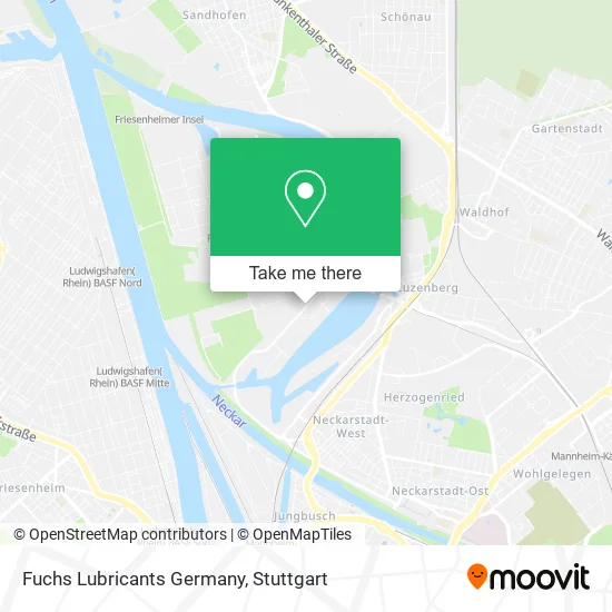 Карта Fuchs Lubricants Germany