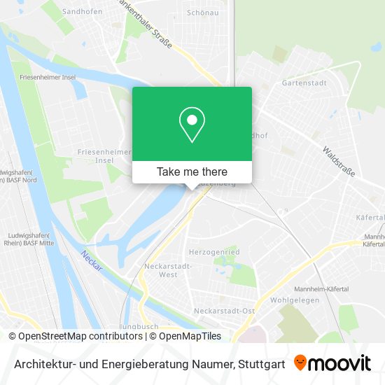 Карта Architektur- und Energieberatung Naumer
