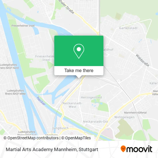 Карта Martial Arts Academy Mannheim