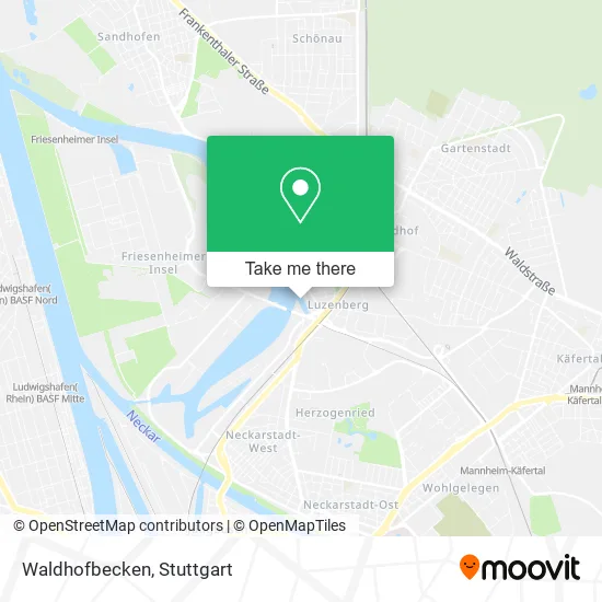 Карта Waldhofbecken