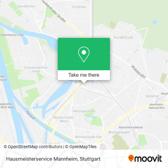 Карта Hausmeisterservice Mannheim