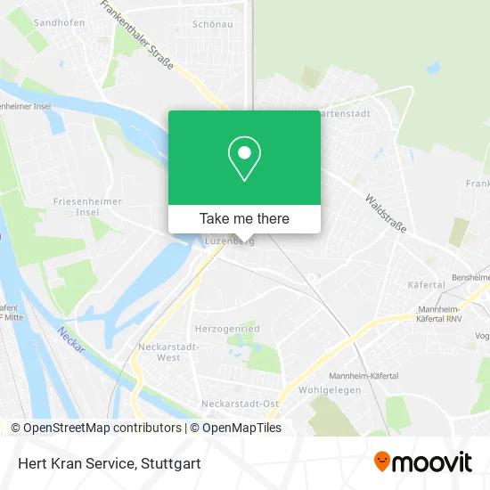 Карта Hert Kran Service