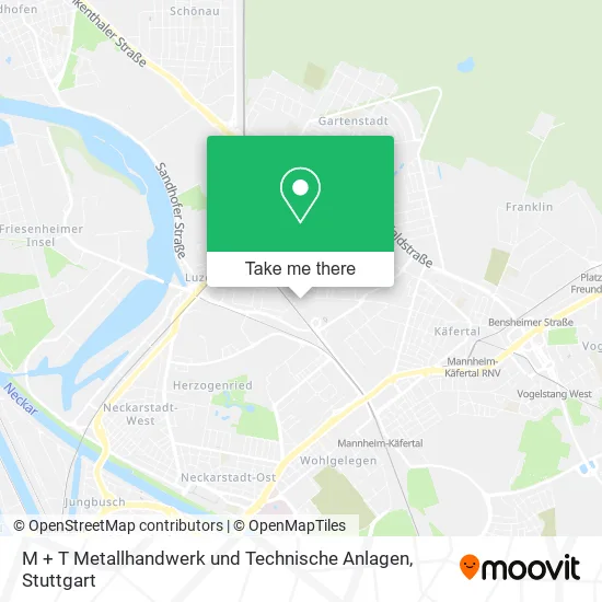 Карта M + T Metallhandwerk und Technische Anlagen