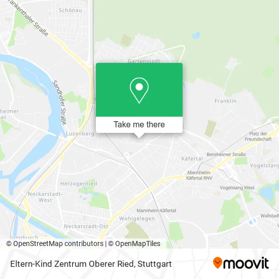 Карта Eltern-Kind Zentrum Oberer Ried