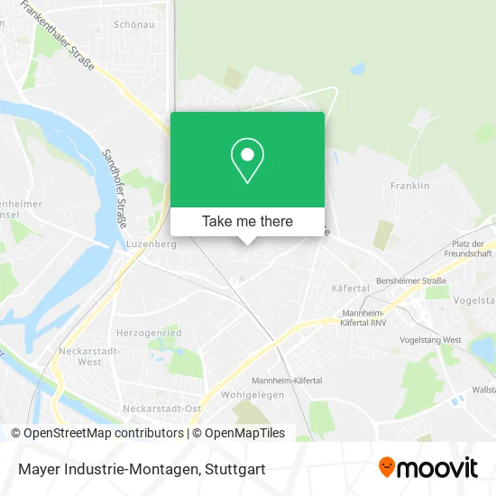 Карта Mayer Industrie-Montagen