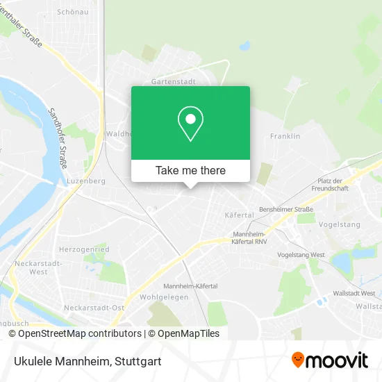 Карта Ukulele Mannheim