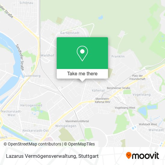 Lazarus Vermögensverwaltung map