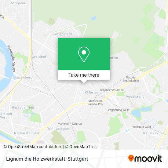 Lignum die Holzwerkstatt map