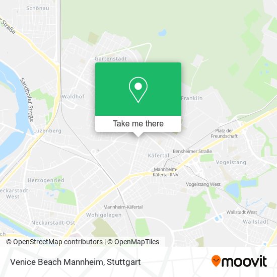 Venice Beach Mannheim map