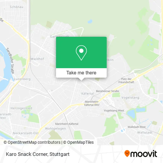 Карта Karo Snack Corner