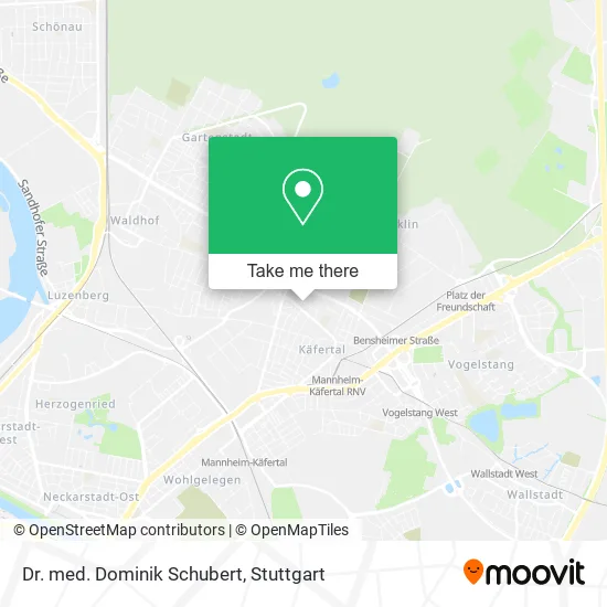 Карта Dr. med. Dominik Schubert