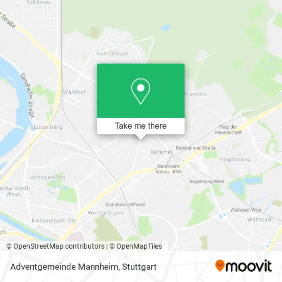 Карта Adventgemeinde Mannheim