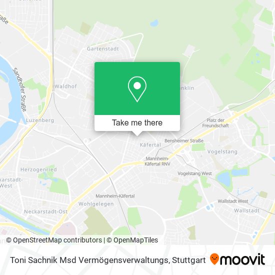 Toni Sachnik Msd Vermögensverwaltungs map