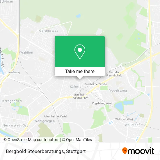 Карта Bergbold Steuerberatungs