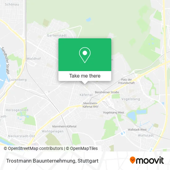 Карта Trostmann Bauunternehmung