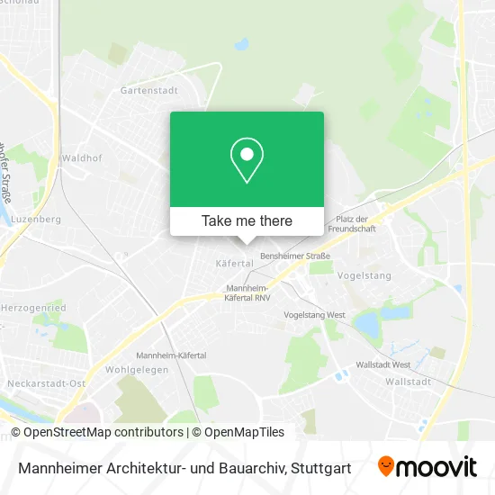 Карта Mannheimer Architektur- und Bauarchiv