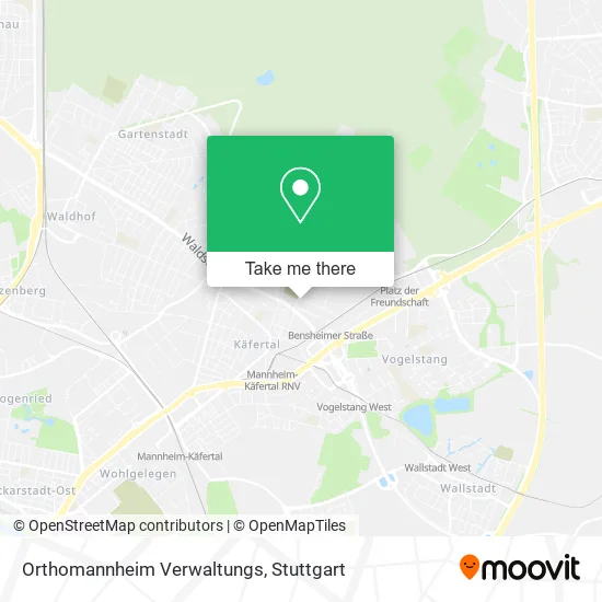 Карта Orthomannheim Verwaltungs