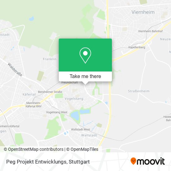 Peg Projekt Entwicklungs map