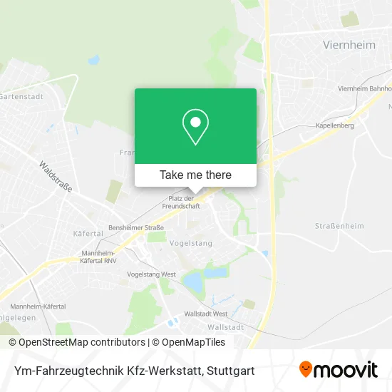 Карта Ym-Fahrzeugtechnik Kfz-Werkstatt