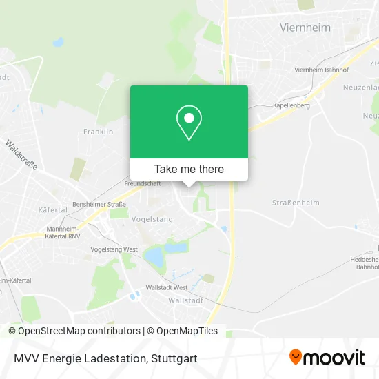 Карта MVV Energie Ladestation