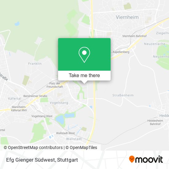 Карта Efg Gienger Südwest