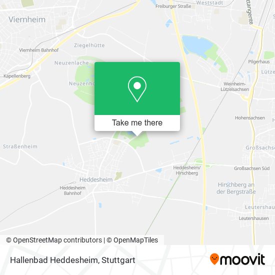 Hallenbad Heddesheim map