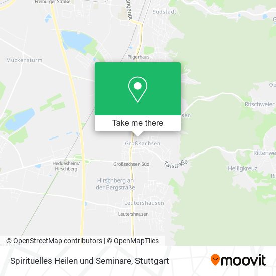 Карта Spirituelles Heilen und Seminare