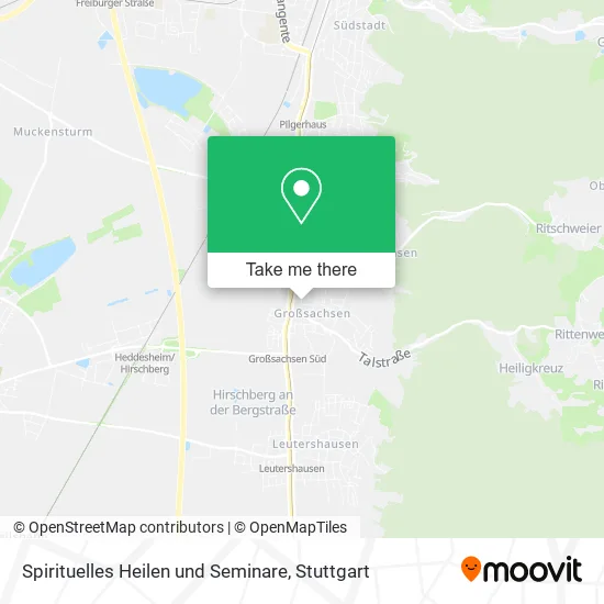 Карта Spirituelles Heilen und Seminare