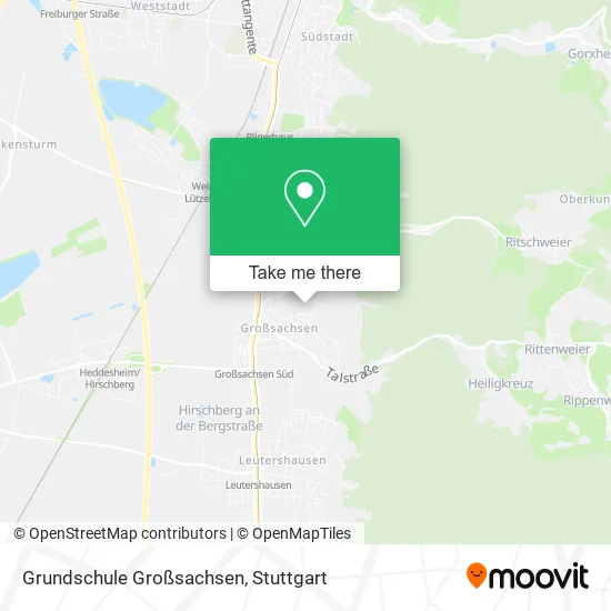Карта Grundschule Großsachsen